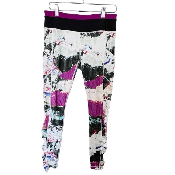 Lululemon Womens 8‎ Leggings Speed Tight III Full-On Luxtreme Ruched Athleisure - Picture 2 of 13